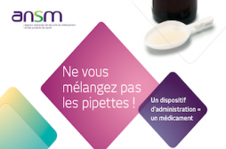 Pipettes : une campagne pour éviter les erreurs médicamenteuses
